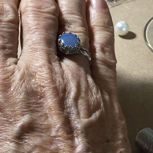 Ring, Ethiopian Opal in Sterling Silver Ring, size 6.5, NEW - Picture 4 of 8